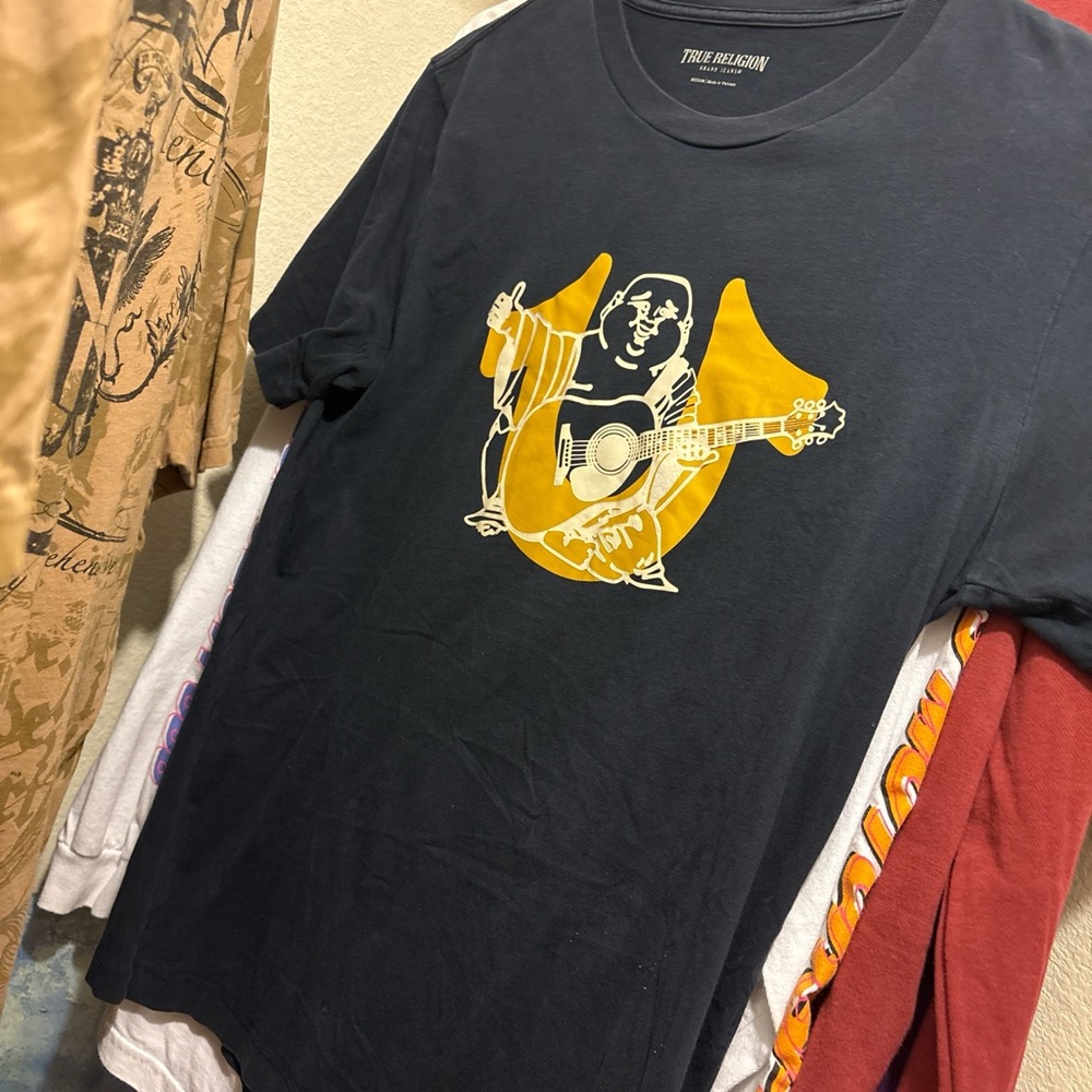 True religion Black Graphic T-Shirt